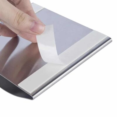 RVS tandenborstelhouder met plakstrip